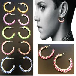 A Cerchio Grandi Da Uomo Donna Piercing Cerchietto Argento L