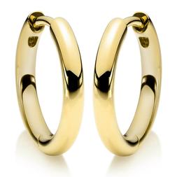 A Cerchio In 585 Oro Giallo Lucido Larghezza: 2,4mm Diametro