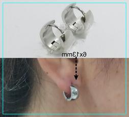 A Cerchio In Acciaio Cerchietto Pirata Uomo-donna 6x13mm