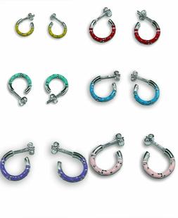 A Cerchio In Argento 925 Smaltati Da Donna Di Cerchietti Pic