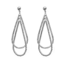 A Cerchio In Argento Per Regalo Di Gioielli Da Donna Un Paio