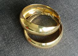 A Cerchio In Metallo Color Oro - Vintage Anni 80 -