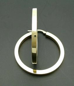 A Cerchio In Oro Giallo 18 Ct Canna Quadra Da Gioielleria Am