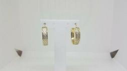 A Cerchio In Oro Giallo E Bianco 750/1000 18kt 4,3 Grammi