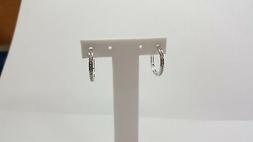 A Cerchio Oro Bianco 750 18kt Con Zirconi 2,2 Grammi