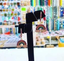 A Cerchio Piccolo Fatti Interamenti A Mano Con Arcobeleno!!!