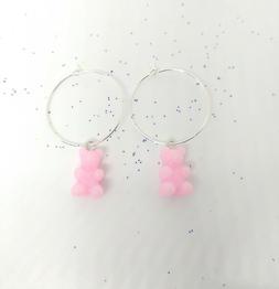 orecchini a cerchio realizzati a mano di