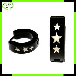 A Cerchio Uomo Piccoli Stelline Donna Neri Spessi Acciaio In