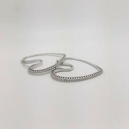 A Cuore Con Diamanti Ct. 0,30 In Oro Bianco 18kt