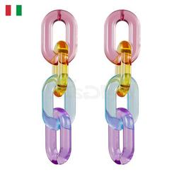 A Forma Di Catena Trasparente Multicolore