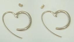 A Lobo Con Iniziale " C " A Forma Di Cuore In Argento 925