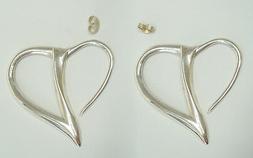 A Lobo Con Iniziale " D " A Forma Di Cuore In Argento 925