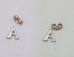 A Lobo Con Lettera - A - In Argento 925 - Iniziale - Alfabet