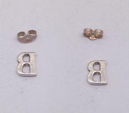 A Lobo Con Lettera - B - In Argento 925 - Iniziale - Alfabet