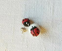 A Lobo Con Perno Coccinelle In Fimo - Pets Collection
