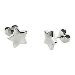 A Lobo Donna 2jewels Acciaio Stella Star Earrings Boucle D'o
