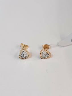 A Lobo Donna Oro Giallo E Bianco 18 Kt 750% Cuore Sfaccettat