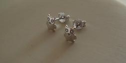 A Lobo Donna Portafortuna Gufo Gufetto Oro Bianco 18kt 750