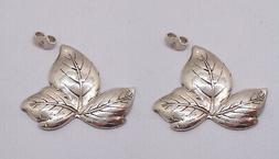 A Lobo In Argento 925 Con Foglia D'edera Portafortuna - Ramp