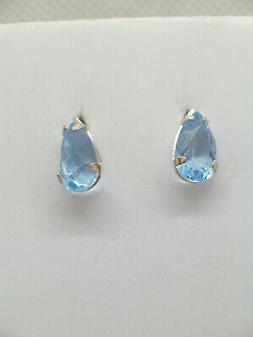 A Lobo In Argento 925 Con Pietra Azzurra - Imitazione Acquam