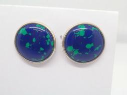 A Lobo In Argento 925 Con Pietre Dure Naturali Di Colore Blu