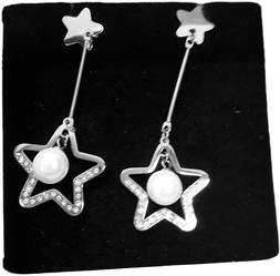 A Lobo Pendenti Donna Ragazza Bimba Vintage Acciaio Swarovsk