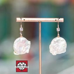 A Monachella Di Argento 925 Con Perle Di Fiume Barocche Piat