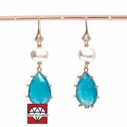 A Monachella Di Argento 925 Con Perle Di Maiorca E Goccia Di