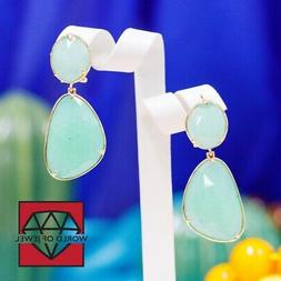 A Perno Chiuso Di Bronzo E Giade Incastonate Verde Acqua Cod