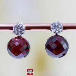 A Perno Di Argento 925 Con Punto Luce E Sfere Di Zirconi Gra