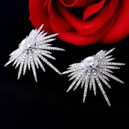 A Perno Grandi Pulci Stella &Egrave; Oro Zirconia Cubica In Matrim