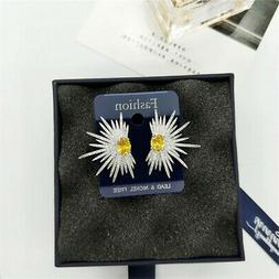 orecchini a perno grandi pulci stella placcato