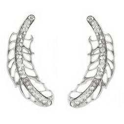 A Piuma Boccadamo In Bronzo Rodiato E Cristalli Swarovski Xo