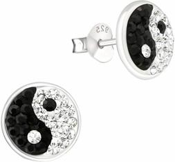 A Pressione Da Donna Gioielli Cerchio Ying Yang...