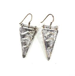 A Triangolo In Filigrana Sarda In Argento Brunito Gioielli S