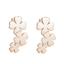 Acciaio Con Quadrifoglio S'agapo Trio Sri26  Pvd Oro Rosa