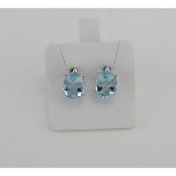 Pensieri Acquamarina Naturale Ovale - Ct. 2,00, Oro 750&permil;