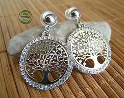 Albero Della Vita Argentati Strass Modatv Sobri Elegante Lum