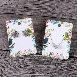 Anello Ear Studs Imballaggio Carta Per Gioielli Stili Esposi