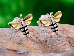 Ape Insetto Argento 925 Oro / Earring Bee Insect Silver Gold