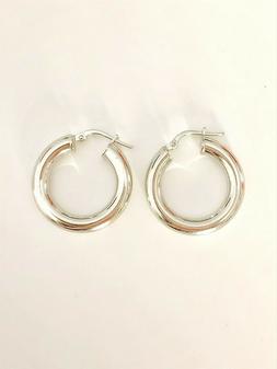 Argento 925 A Cerchio Regalo Bambina Comunione Orecchini Don