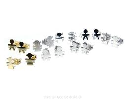 Argento 925 Bebe' Bambino Bambina Colori Oro Giallo Bianco