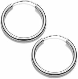 Argento 925 Cerchio 10mm Naso  Anallergici Uomo Donna Nasino