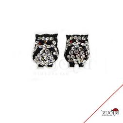 Argento 925 Gufo Con Brillantini	            Donna Rodiato