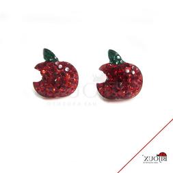 Argento 925 Mela Rosso Donna/ragazze/bambina