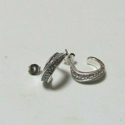 Argento 925 Modello Onda Pandora Ale Orecchini Donna