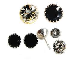 Argento 925 Punto Luce Oro-rodio-oro Rosa Uomo Donna Ragazze