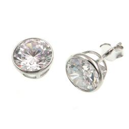 Argento 925 Rodio, Punto Luce Brillantino 3, 4, 5, 6 Mm Uomo