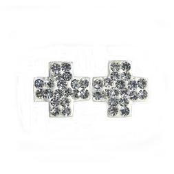 Argento 925  Uomo Donna Croce Con Strass