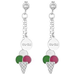 Argento Liu Jo Baby Blj357 Pendenti Con Gelato Smaltato